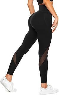 Leggings en maille training girl pour femmes pantalons de yoga taille