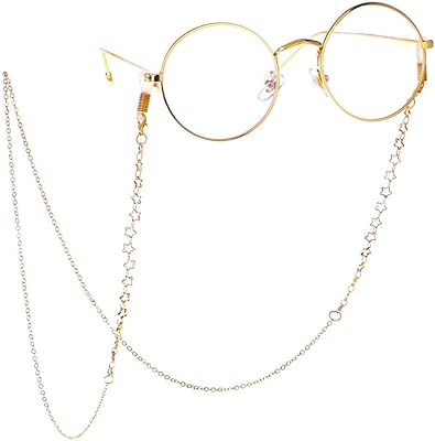 Chaîne de lunettes, chaîne de lunettes suspendues en forme d'étoile à préservation