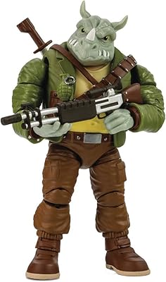 The loyal objects bsta axn rocksteady teenage mutant ninja turtles figurine d'action, 5