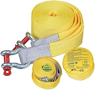 Sangle de remorquage en nylon avec crochet corde récupération de véhicule robuste