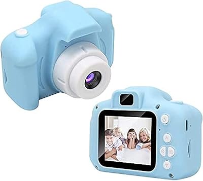Mini caméscope numérique quboo mulugeta pour enfants 8mp hd (bleu)