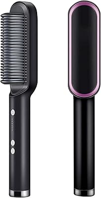Brosse à lisser les cheveux, brosse à lisser les cheveux en céramique à