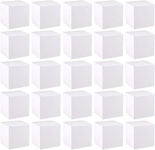 Toyvian 30 pièces coffrets cadeaux en papier blanc avec couvercles boîtes pour emballer
