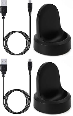 Chargeur smart case gear s3, station de chargement de remplacement pour samsung gear