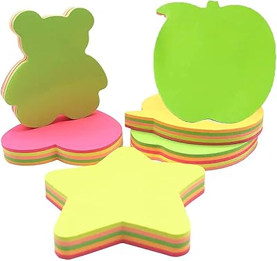 Ensemble de notes autocollantes colorées sweet seven 5 pièces et 500
