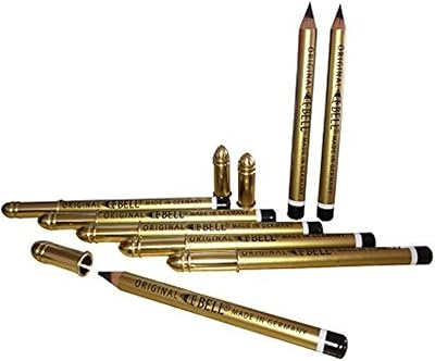 4 morceaux de crayon kajal noir allemand original de crayon kohl pour eye-liner