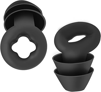 Bouchons d'oreille en silicone bouchons d'oreilles réutilisables pour dormir à réduction de bruit