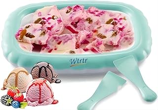 Machine à glace à rouleau pour dessert maison, plaque à glace rotative anti-gril
