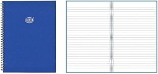 Cahier de manuscrit fis à spirale unique de 8 mm 96 feuilles