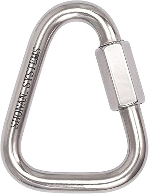 Shonan delta grand anneau triangulaire en acier inoxydable de 41 po