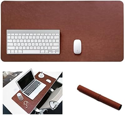 Tapis de souris de jeu en cuir expansé yikda tapis bureau pour ordinateur