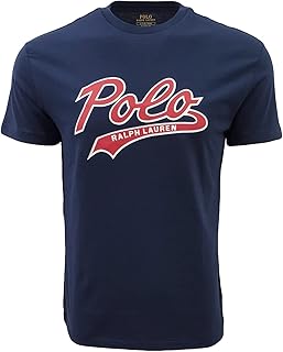 T-shirt classique à manches courtes et col rond polo ralph lauren pour hommes