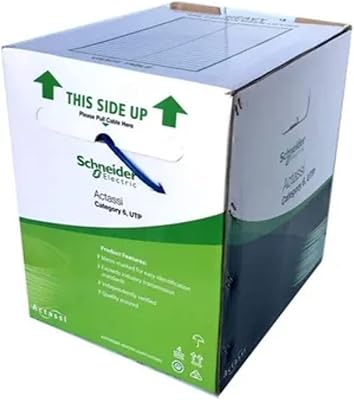 Schneider electric fiable catas electric cat 6 utp câble de données, câble lan