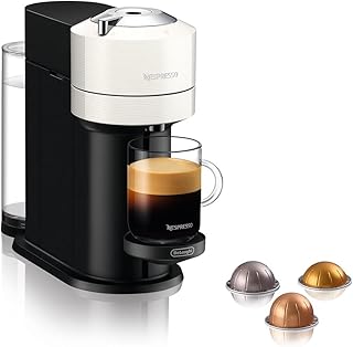 Machine à café delonghi nespresso vertuo next env 120.w, blanche