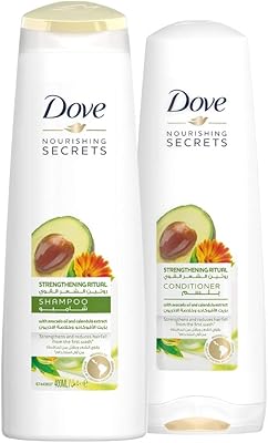 Le shampooing et revitalisant nourishing secrets de dove renforce les cheveux et réduit