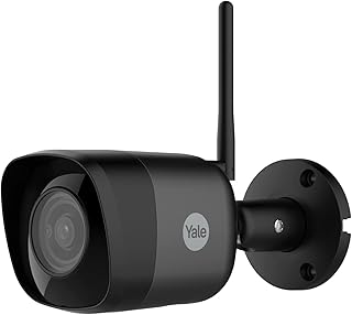 Caméra de vidéosurveillance extérieure intelligente yale 4mp fhd contrôle intégré caméra
