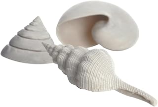 Aquarium biorp seashell design, lot de 3 pièces, blanc 46133.0