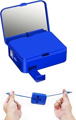 Zurligy câble de charge rapide rétractable polyvalent 3 en 1 rouleau