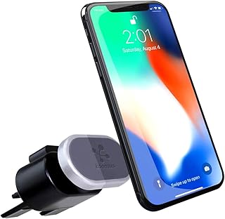Support de voiture magnétique comms urban cd-n pour smartphones, noir