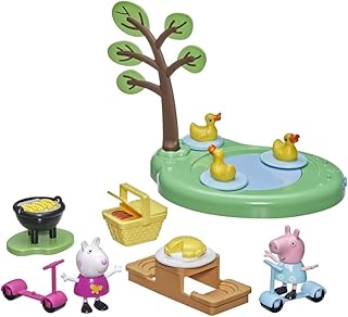 Peppa pig peppa adventures picnic mate jouet peppa, 2 figurines et 8 accessoires pour enfants de 3 ans. Diaytar : Parce que bien acheter, c'est économiser