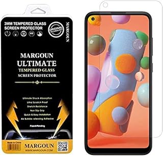 Margoun pour samsung galaxy m11 protecteur d'écran, film en verre trempé de qualité