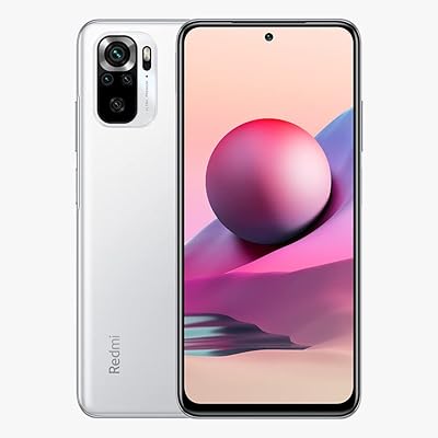 Xiaomi mobile redmi note 10s dual sim, écran amoled pebble white, 6 go