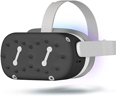 Étui de protection avant en silicone compatible avec les accessoires oculus quest 2