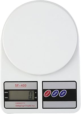 Balance électronique numérique avec écran lcd de dubai gallery blanc 22
