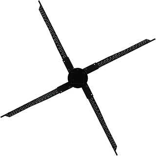 Projecteur de ventilateur publicitaire holographique, lecteur de publicité 3d avec 574 perles