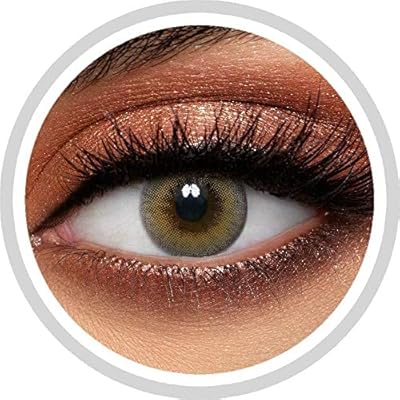 Lentilles de contact dahab smokey, lentilles de contact cosmétiques originales unisexes dahab, jetables