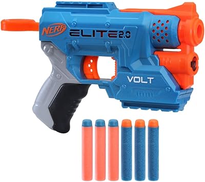 Nerf elite blaster, avec 6 fléchettes nerf de base, taille standard, 0,32 kg