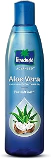 Huile capillaire avancée parachute à l'aloe vera et à l'extrait de noix