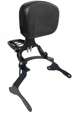 Coussin de dossier polyvalent réglable conducteur et passager pour kawasaki vulcan 1700 vaquero