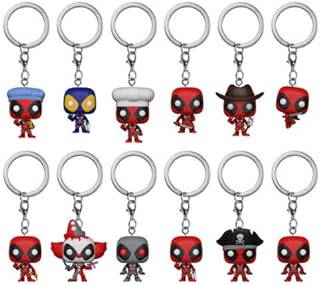 Porte-clés funko blind bag : marvel - deadpool, multicolore, s