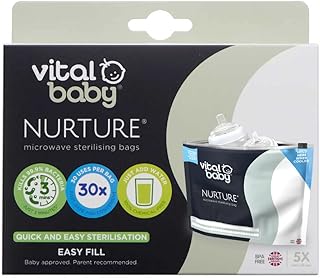 Sacs de stérilisation au micro-ondes vital baby nurture réutilisables 150