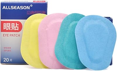 Patchs oculaires colorés pour adultes idealplast pour enfants (60 pièces/3 boîtes)