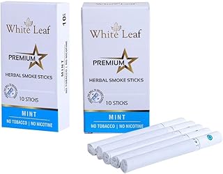 Cigarettes de luxe à base de plantes white leaf 100 % sans tabac
