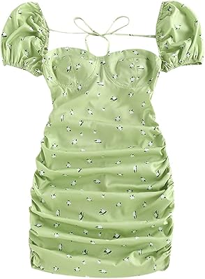 Robe d'été décontractée pour femmes, imprimé floral, épaules en dentelle, sans manches, robe