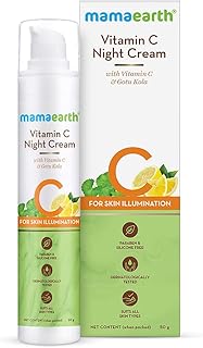 Crème de nuit à la vitamine c mama earth pour femmes avec vitamine