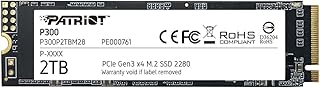 Patriot p300 m.2 ssd pcie gen 3 x4 basse consommation de 2 to