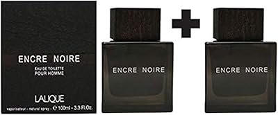 Deux paquets de parfum pour hommes inc noir de lalique : la capacité