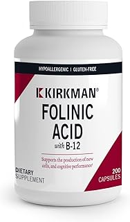 Kirkman acide folinique wb12 hypoallergénique 200 capsules
