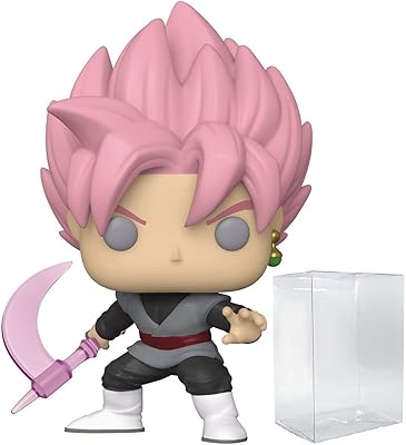 Pop dragon ball super - figurine en vinyle transparent super saiyan rose goku