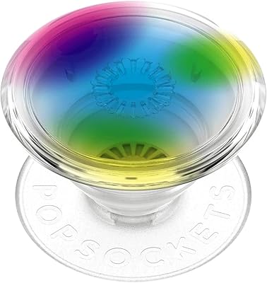 Popsockets : poignée de téléphone transparente avec béquille extensible, prise pop pour mobile