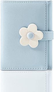 Portefeuille à trois volets au design floral pour filles et femmes, portefeuille