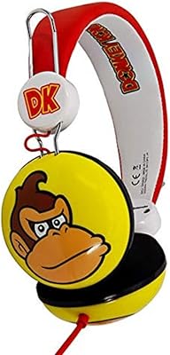 Écouteurs filaires donkey kong otl technologies, dk0652, wiss, root, gelb, taille unique