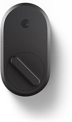 August smart lock - entrée sans clé avec votre smartphone - gris foncé