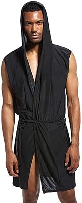 Peignoir respirant pour hommes chemises de nuit douces peignoir de nuit taille