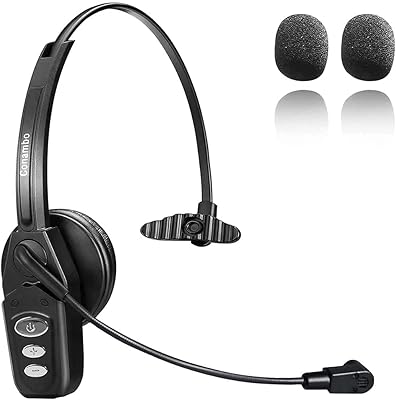 Casque bluetooth sans fil konambo v5.0 avec microphone, casque bluetooth mains libres