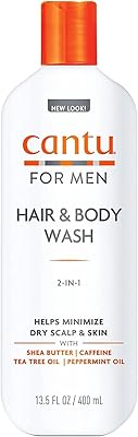 Shampoing et après-shampooing 3 en 1 cantu pour hommes 400 ml